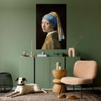 GIRL WITH A PEARL EARING Selbstklebendes Poster - Hochformat