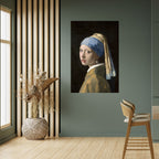 GIRL WITH A PEARL EARING Selbstklebendes Poster - Hochformat