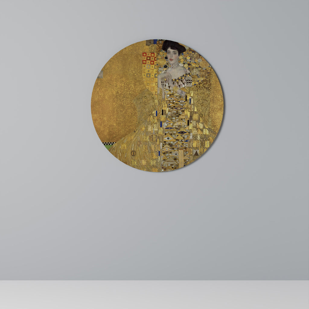 PORTRÄT VON ADELE Runde Wandkunst