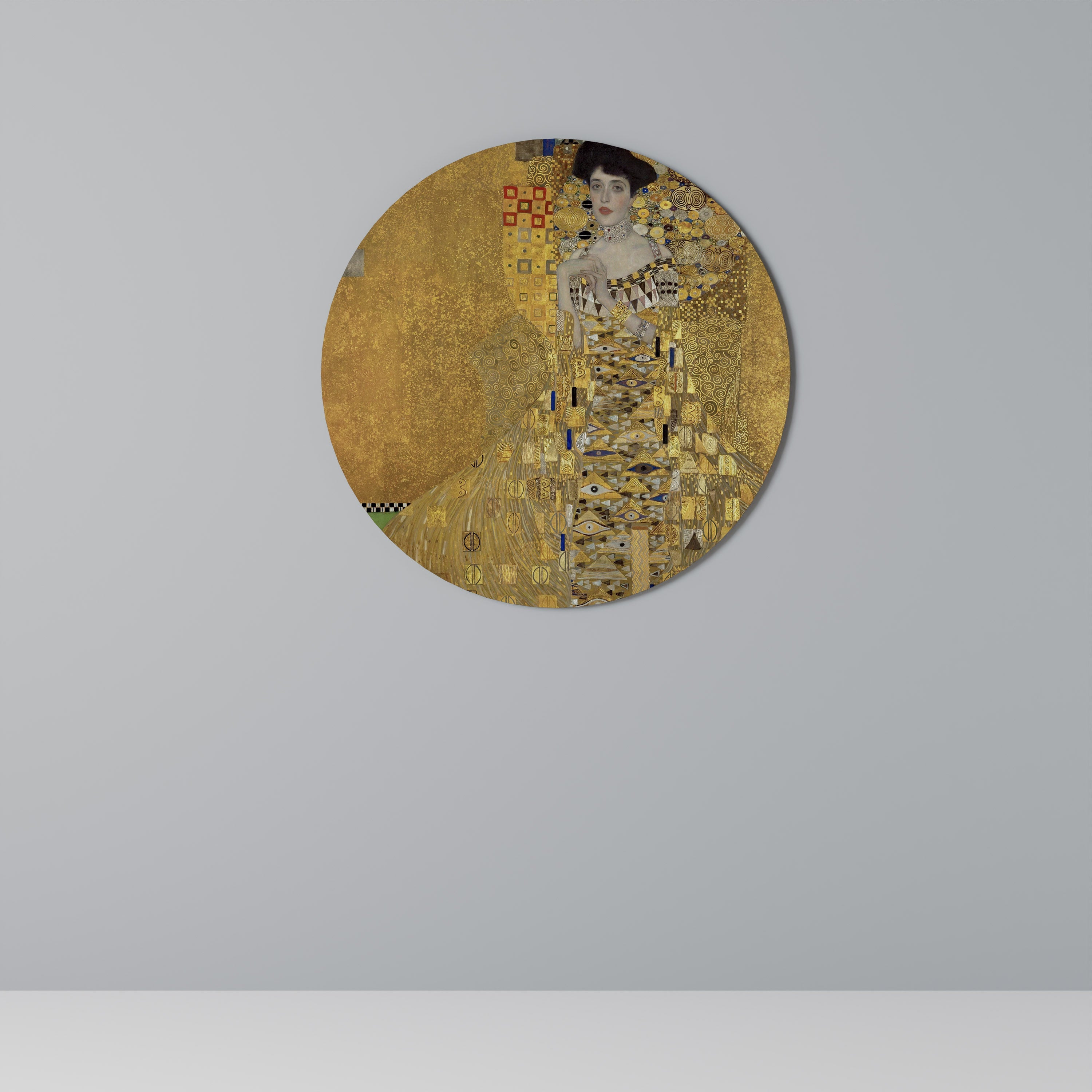 PORTRÄT VON ADELE Runde Wandkunst