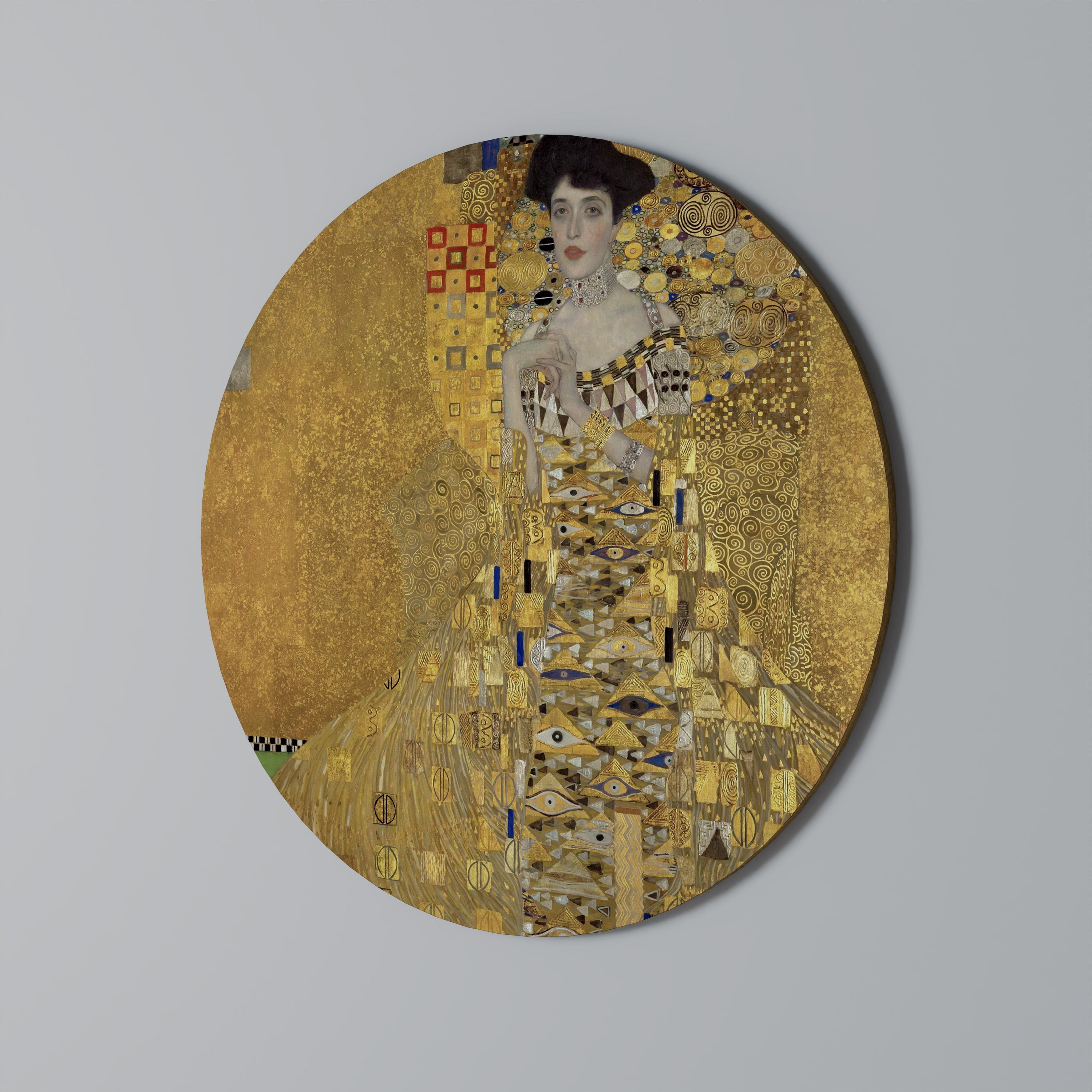 PORTRÄT VON ADELE Runde Wandkunst