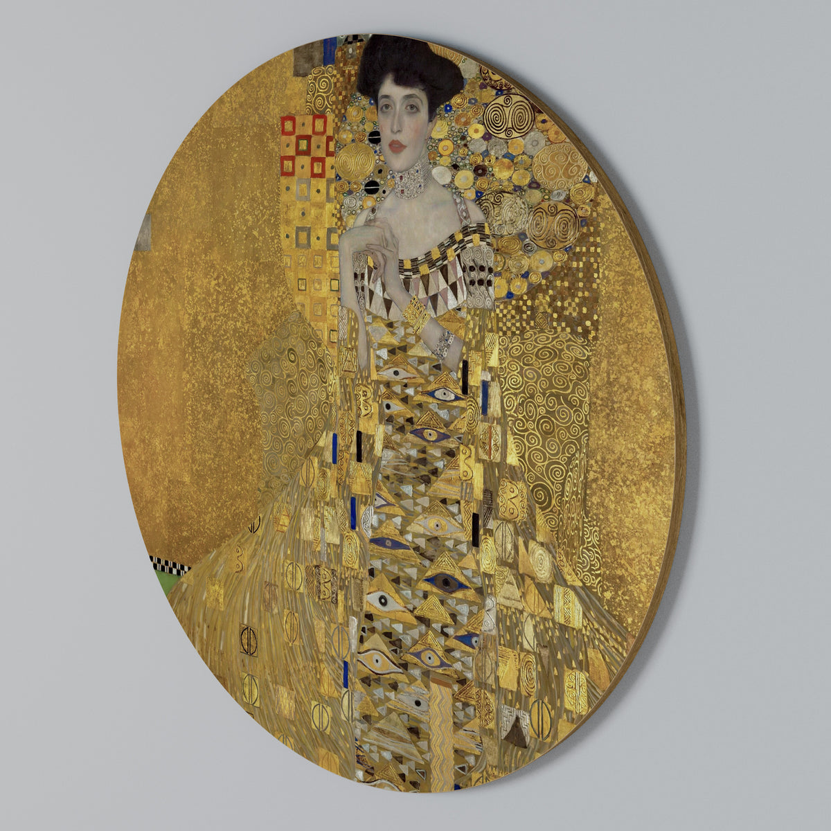 PORTRAIT OF ADELE Round Wall Art