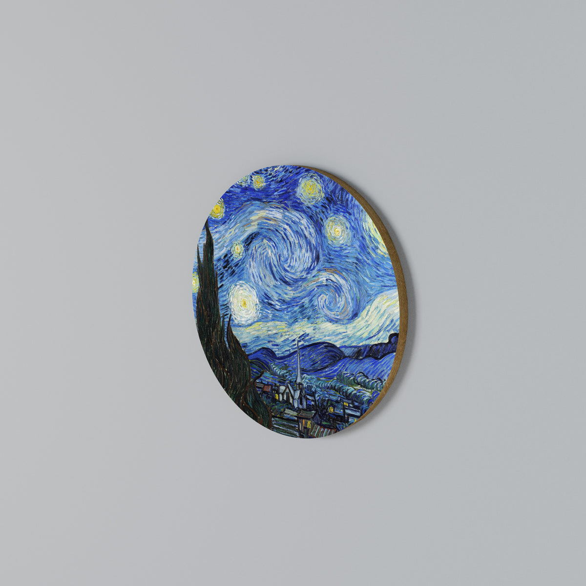 STARRY NIGHT Rundes Wandbild