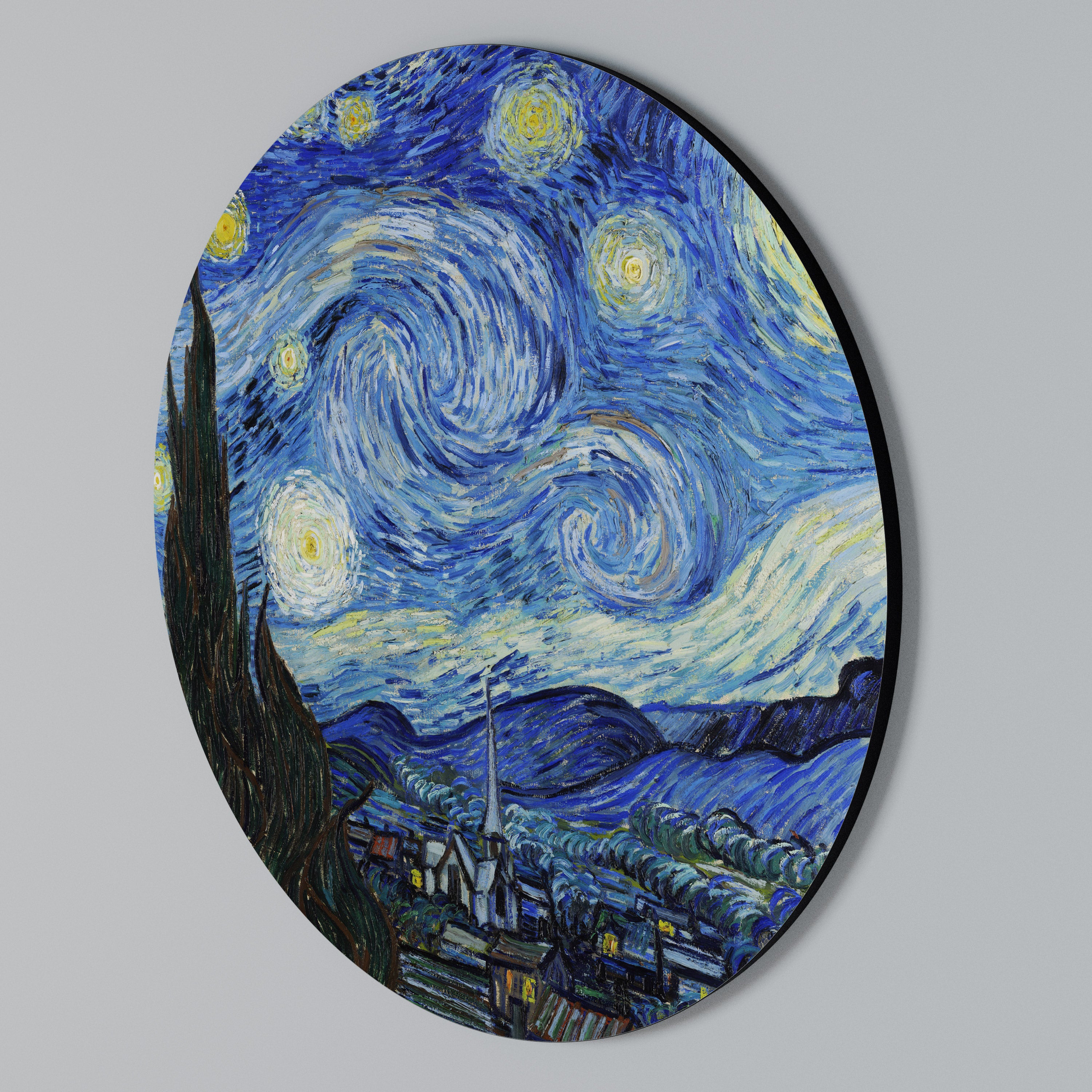 STARRY NIGHT Rundes Wandbild