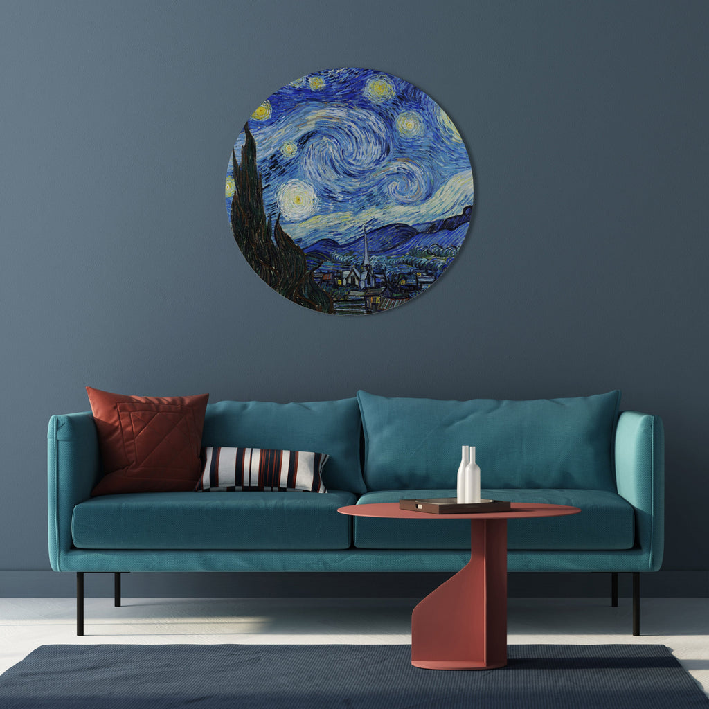 STARRY NIGHT Runde Wandkunst