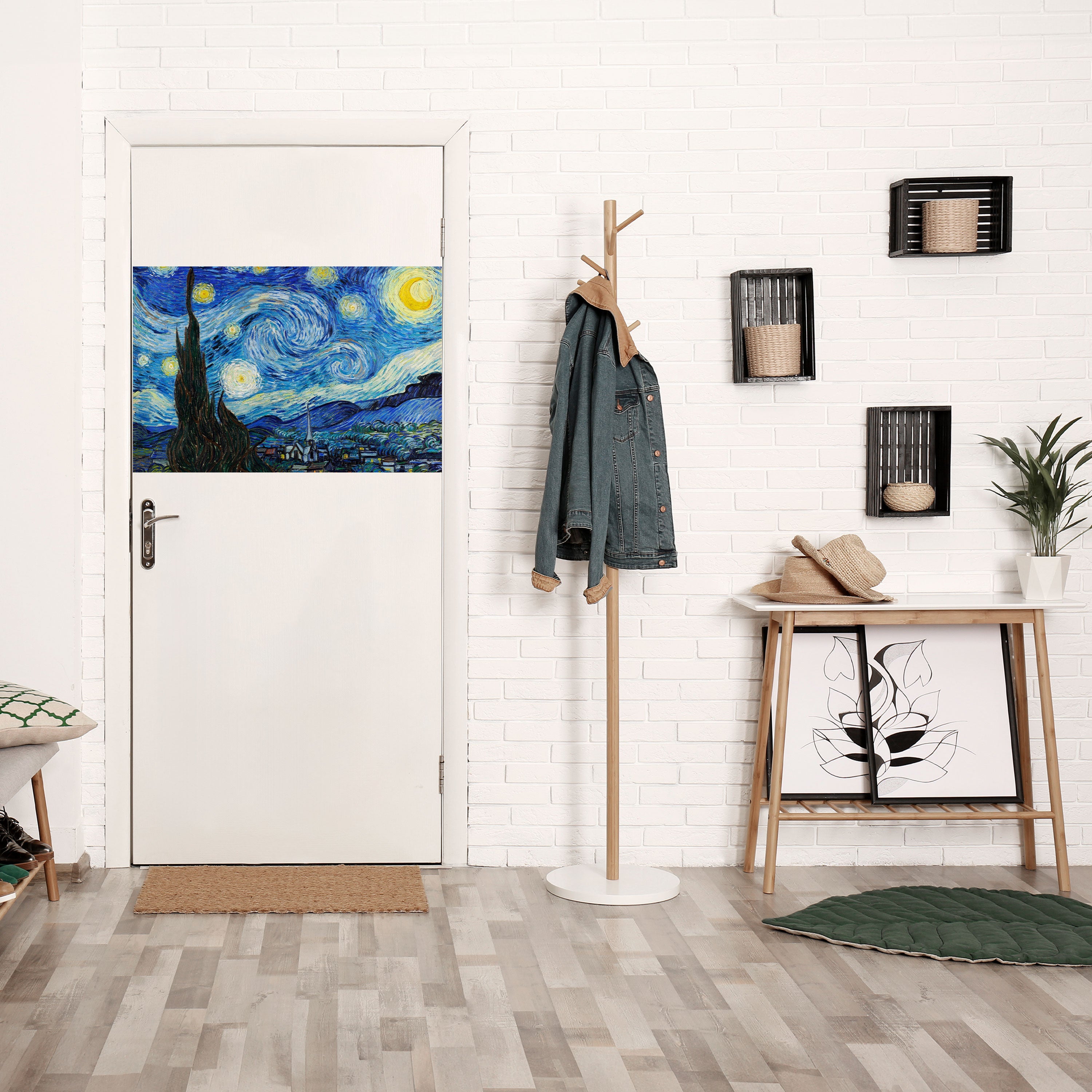 STARRY NIGHT Horizontales Poster zum Abziehen und Aufkleben