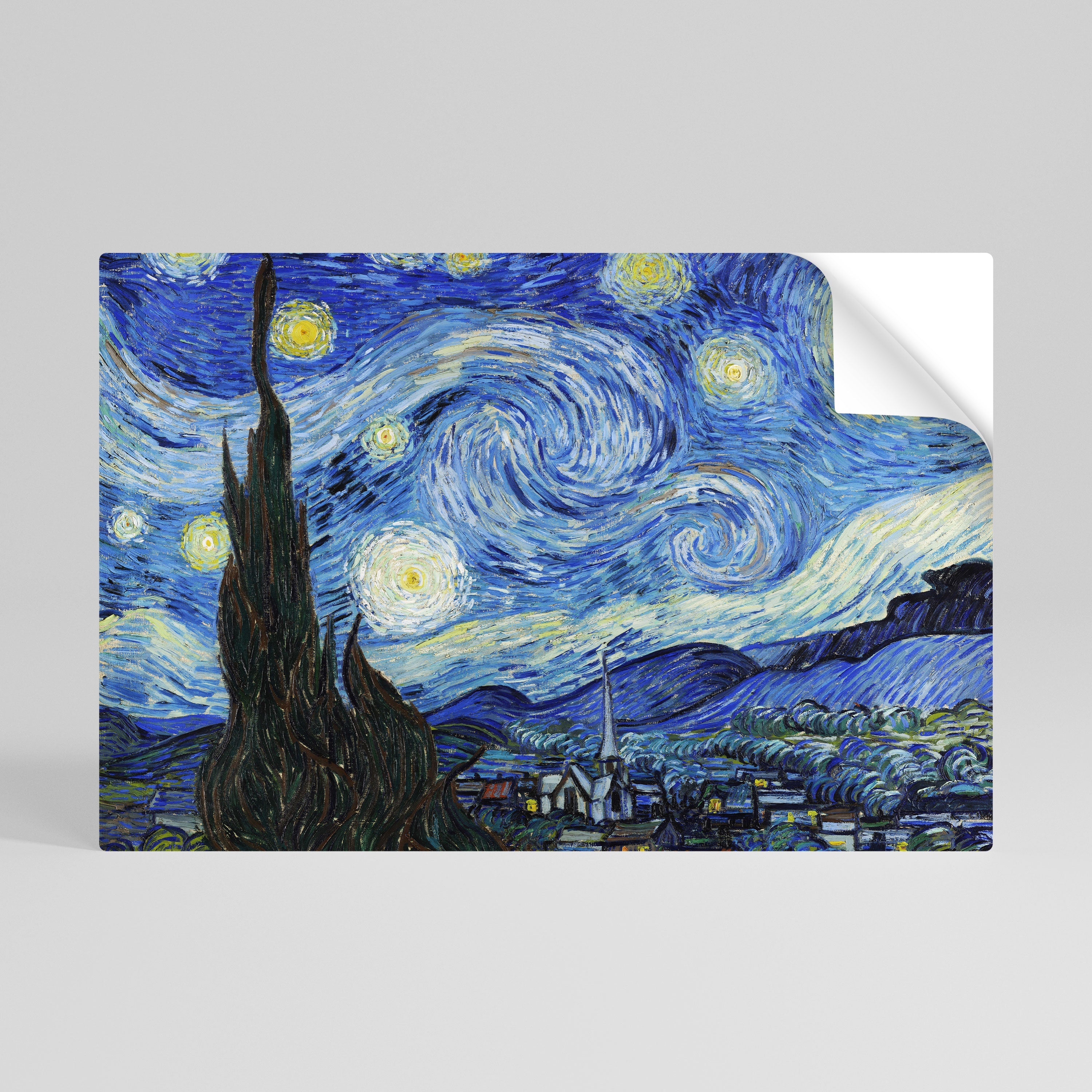 STARRY NIGHT Horizontales Poster zum Abziehen und Aufkleben