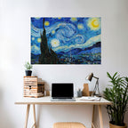 STARRY NIGHT Selbstklebendes Horizontal-Poster