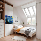 STARRY NIGHT Selbstklebendes Horizontal-Poster