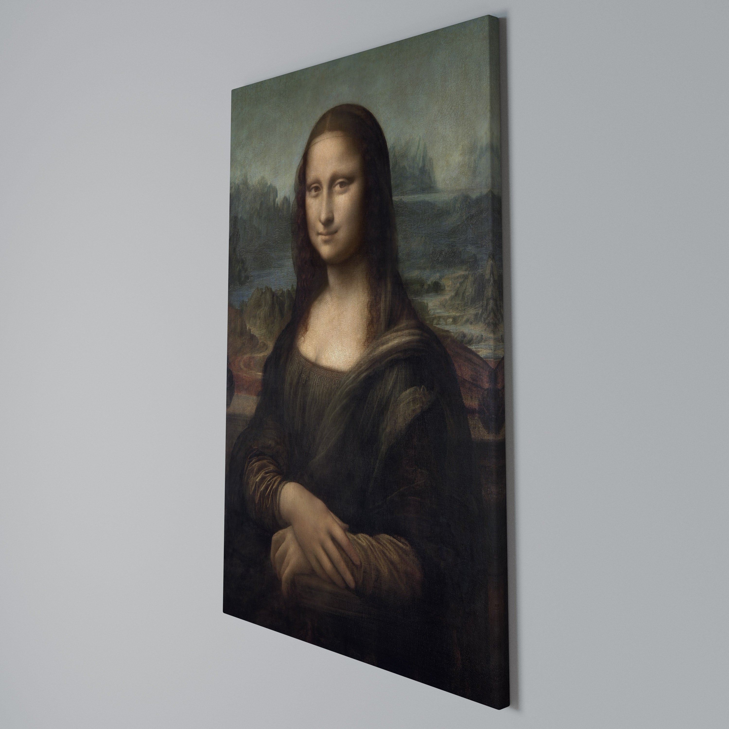 MONA LISA Vertical Canvas Print