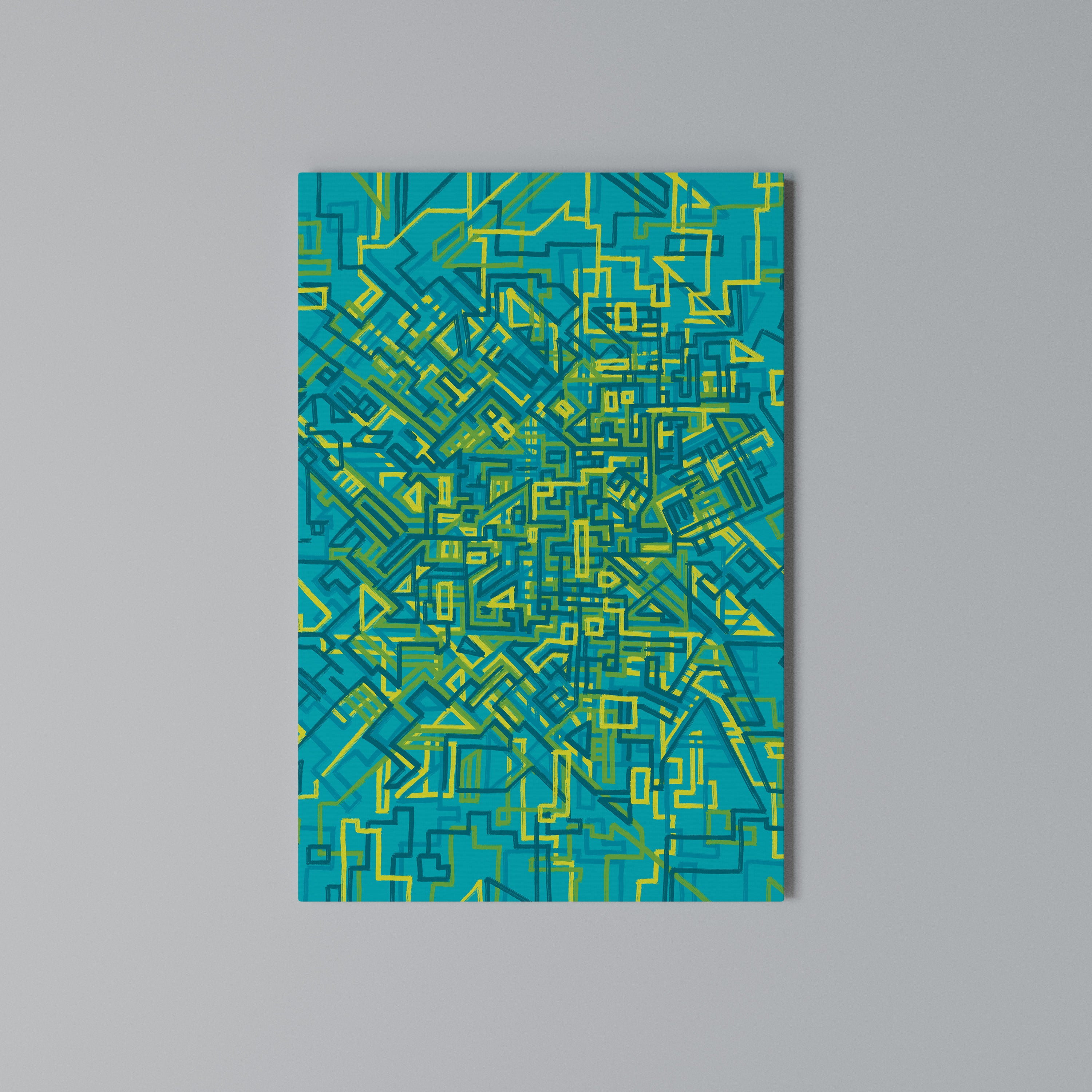 MONA LISA Vertical Canvas Print