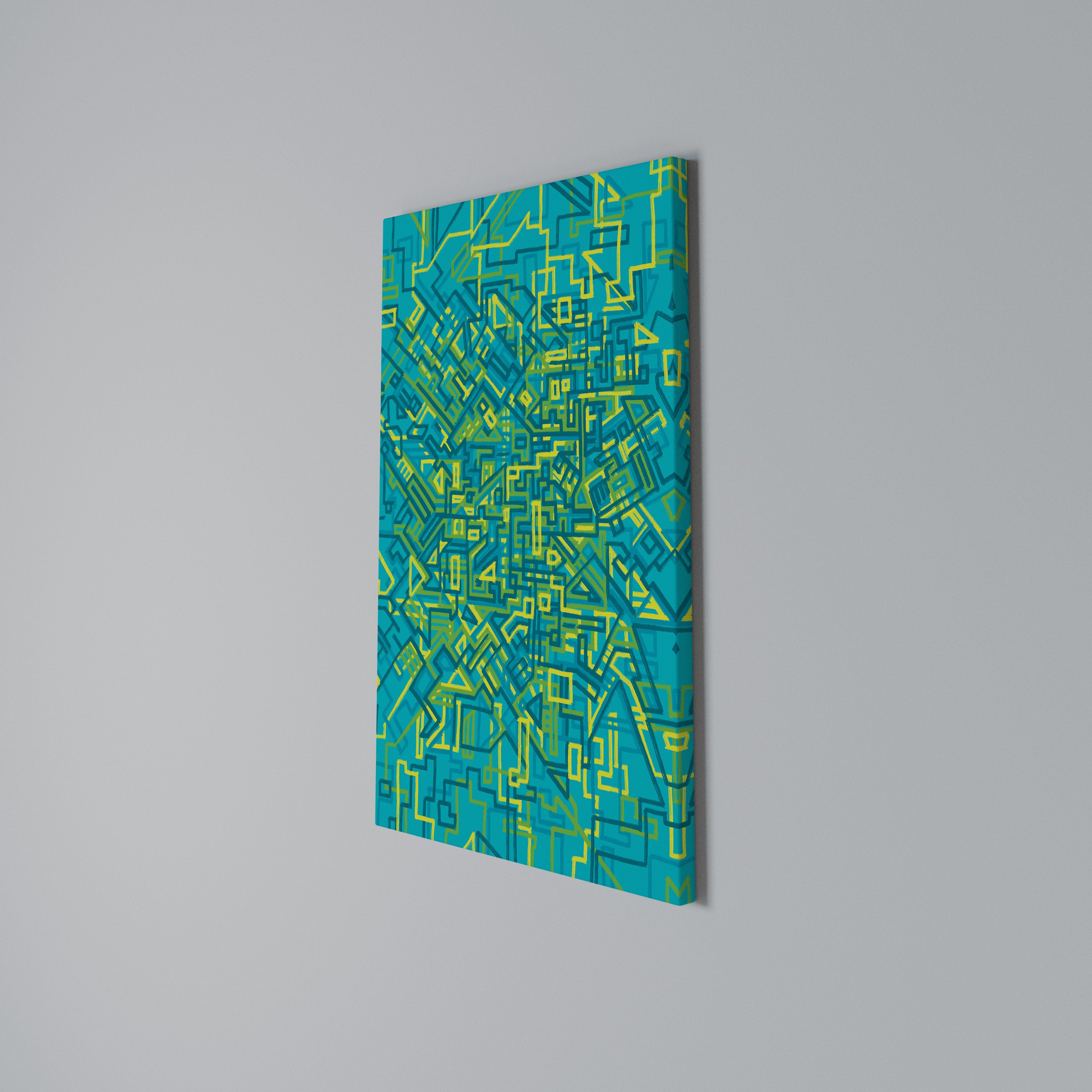 MONA LISA Vertical Canvas Print