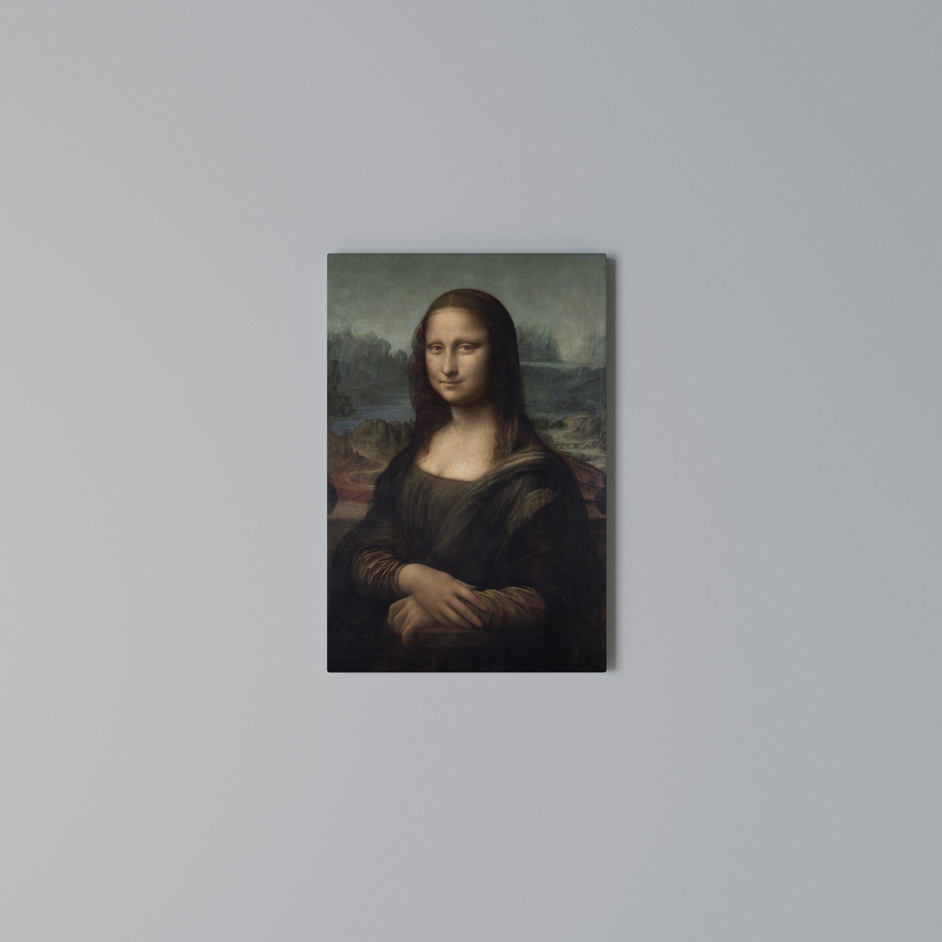 MONA LISA Vertical Canvas Print