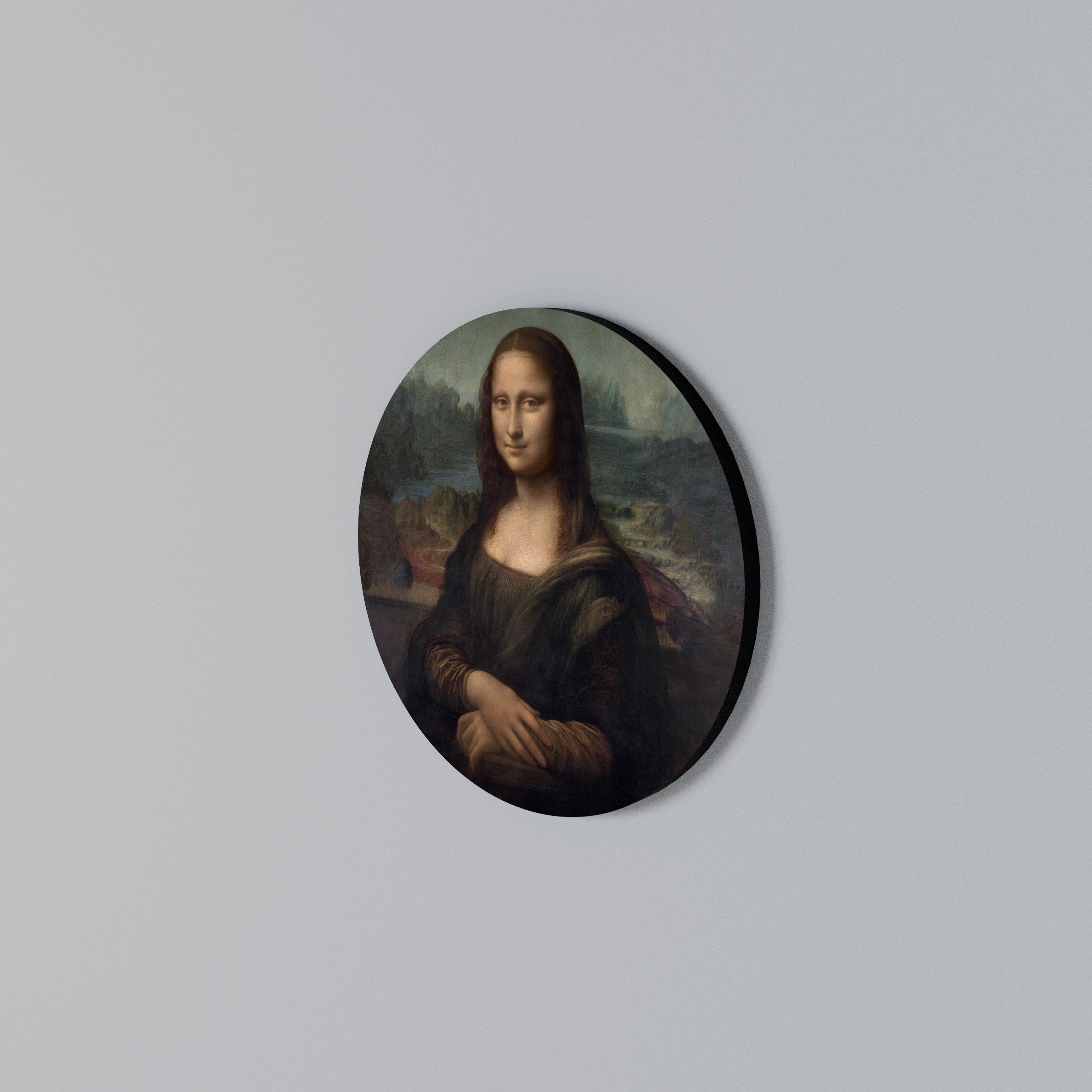 MONA LISA Rundes Wandbild