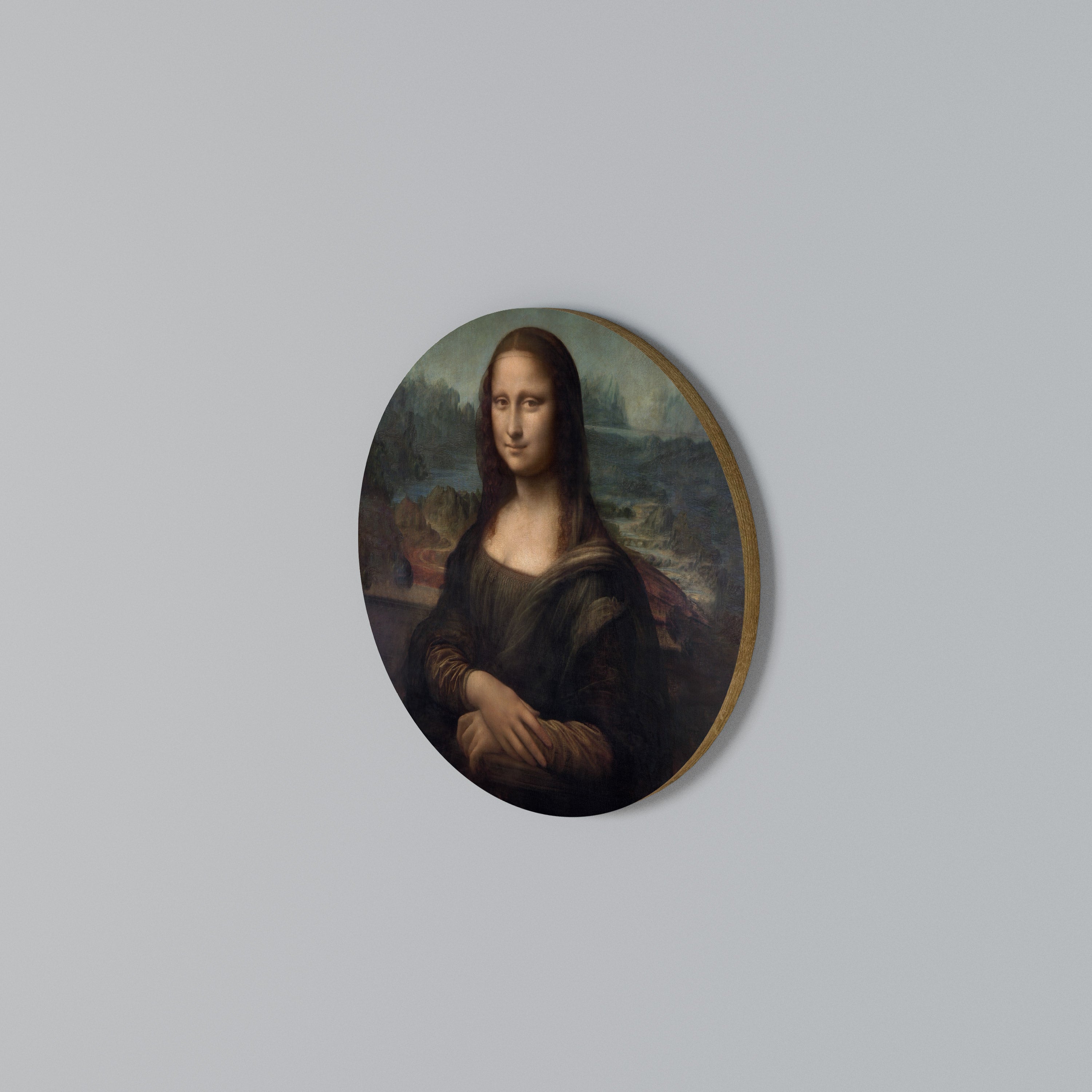 MONA LISA Rundes Wandbild