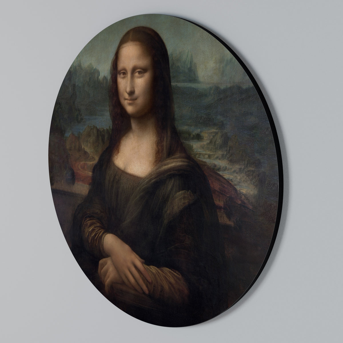 MONA LISA Rundes Wandbild