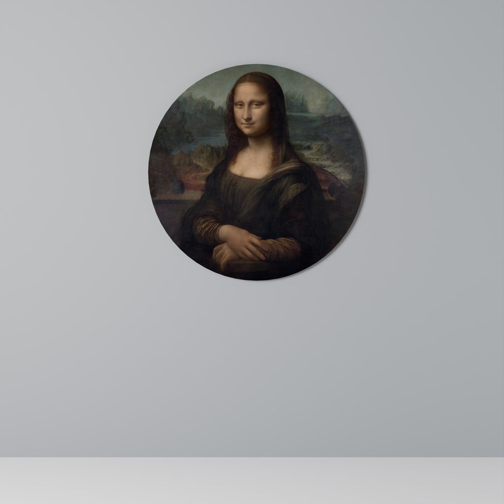 Runde Wandkunst MONA LISA