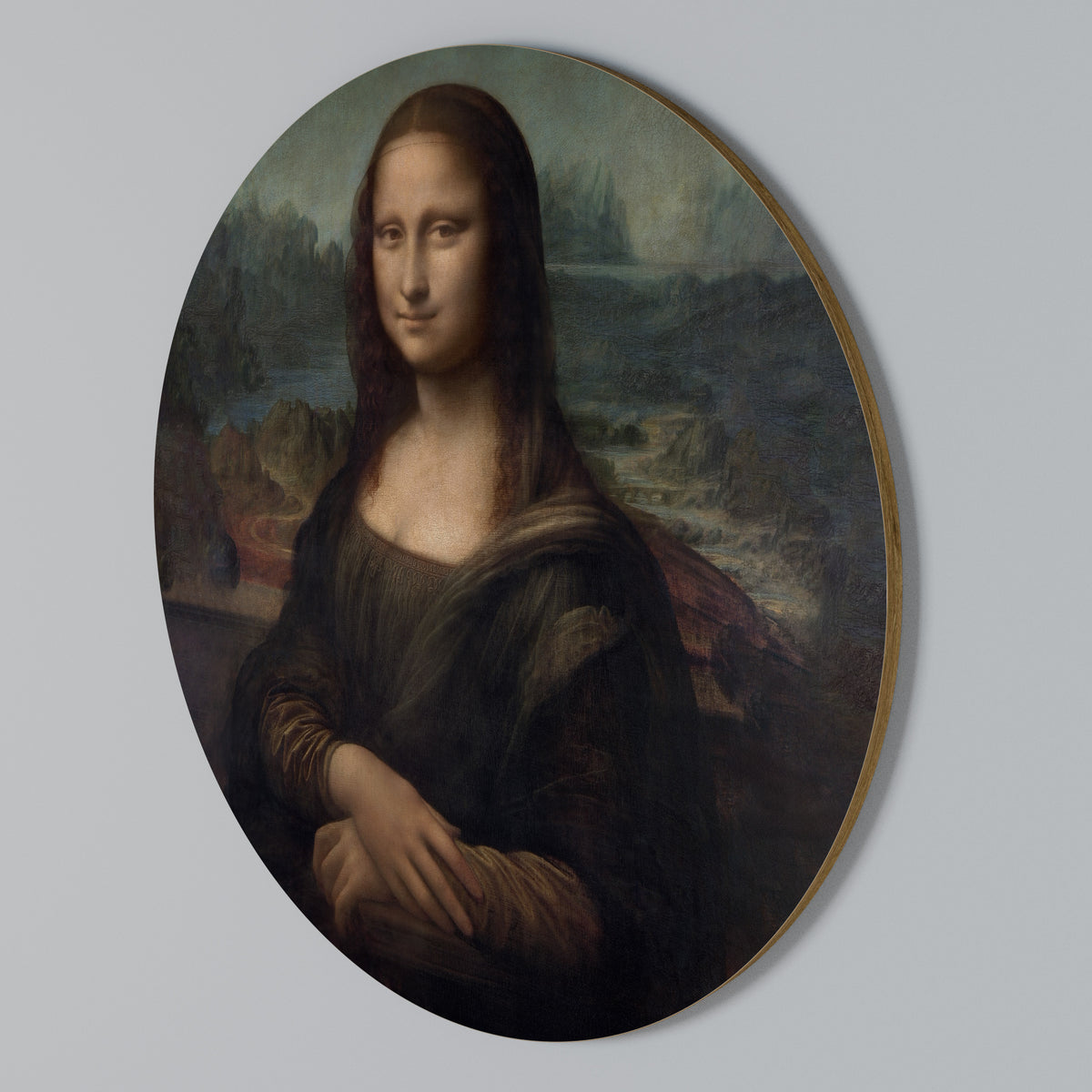 MONA LISA Rundes Wandbild