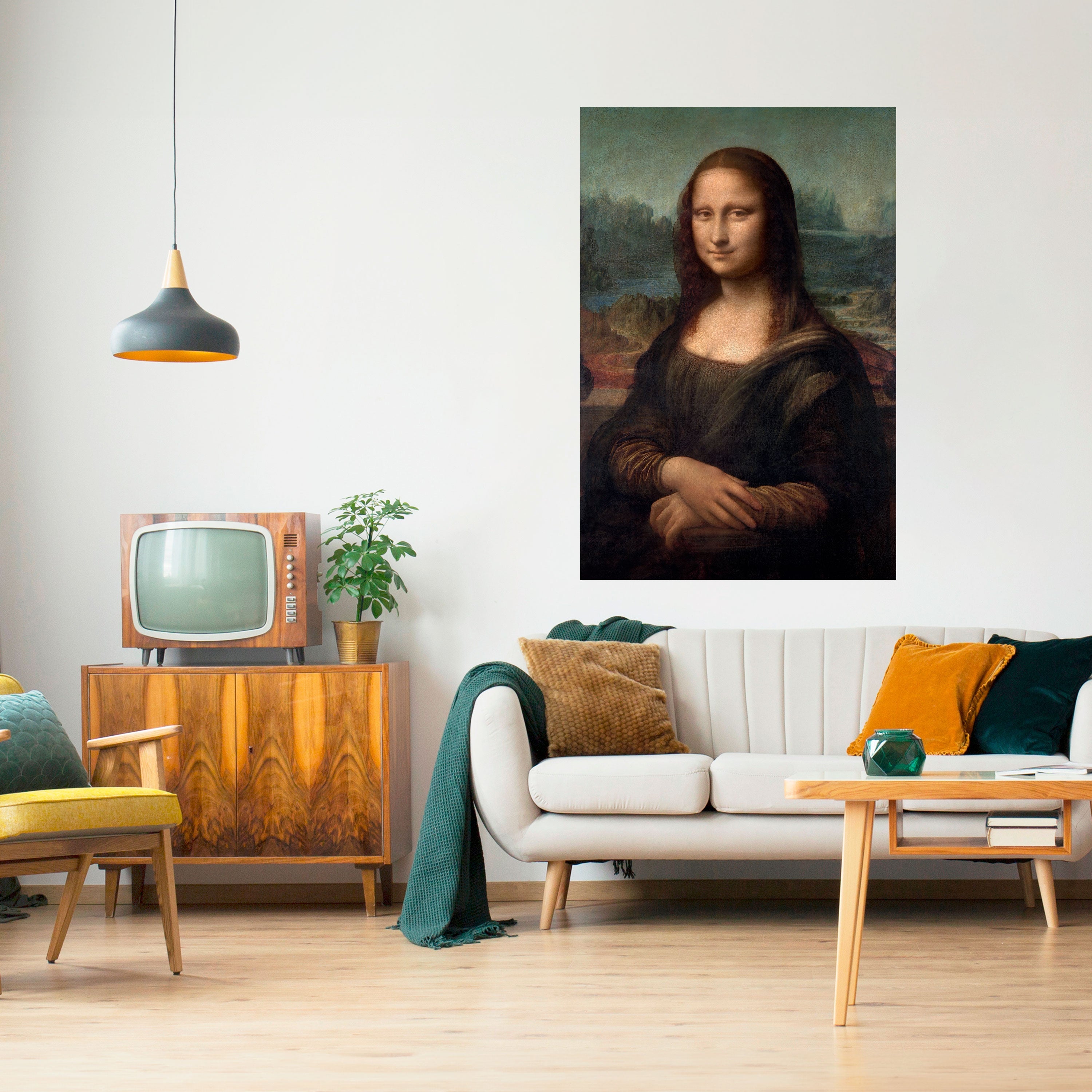 MONA LISA Vertikales Poster zum Abziehen und Aufkleben