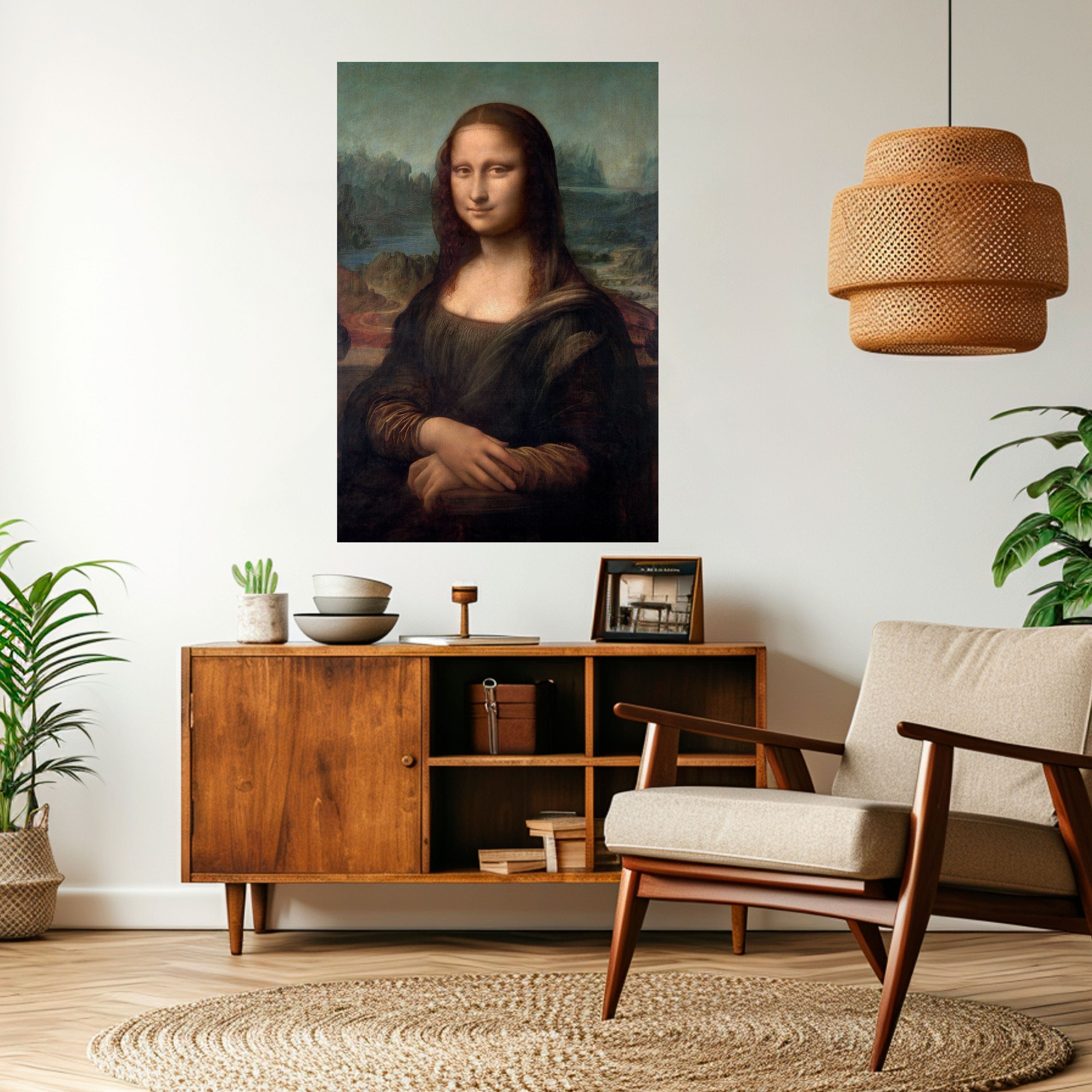 MONA LISA Vertikales Poster zum Abziehen und Aufkleben