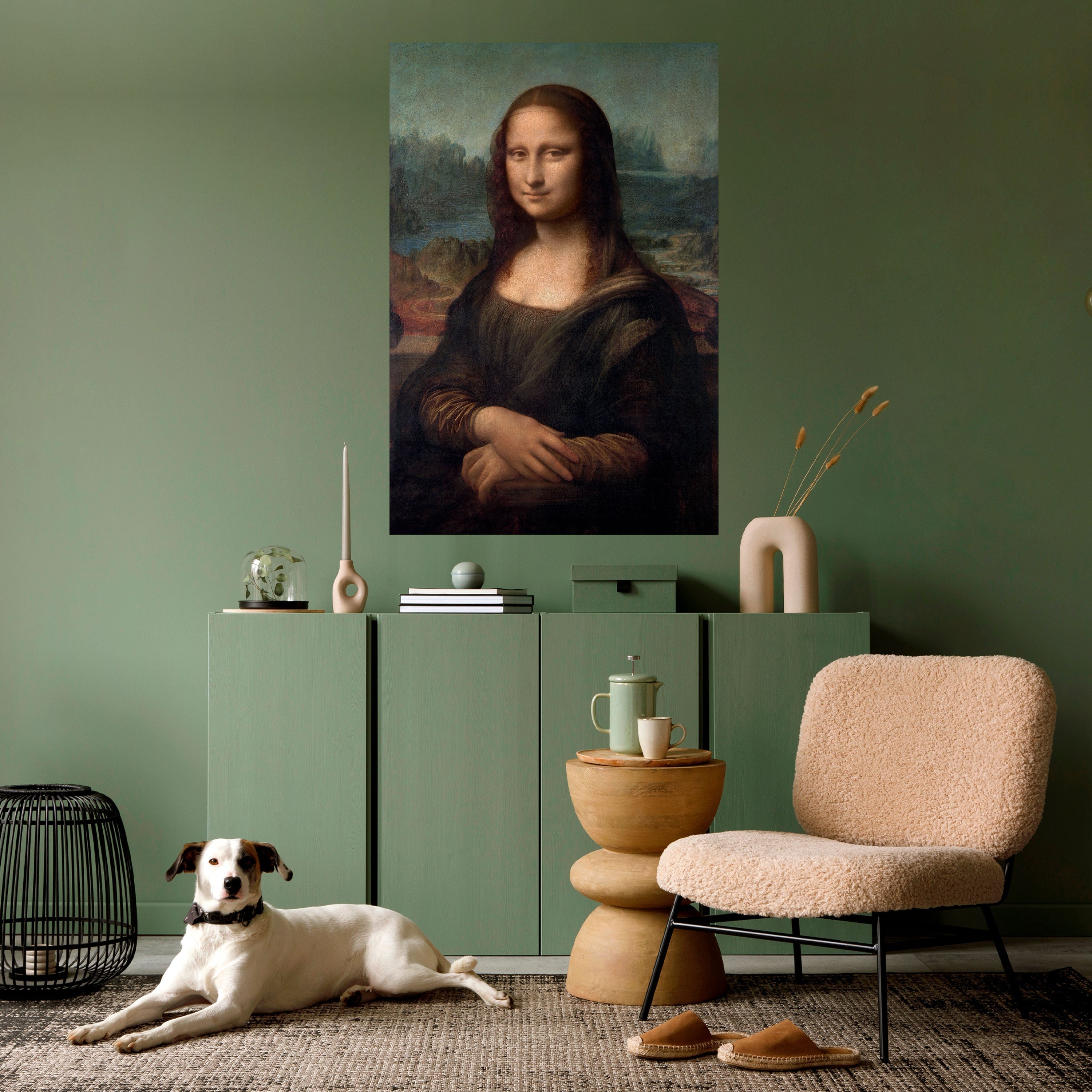 MONA LISA Vertikales Poster zum Abziehen und Aufkleben