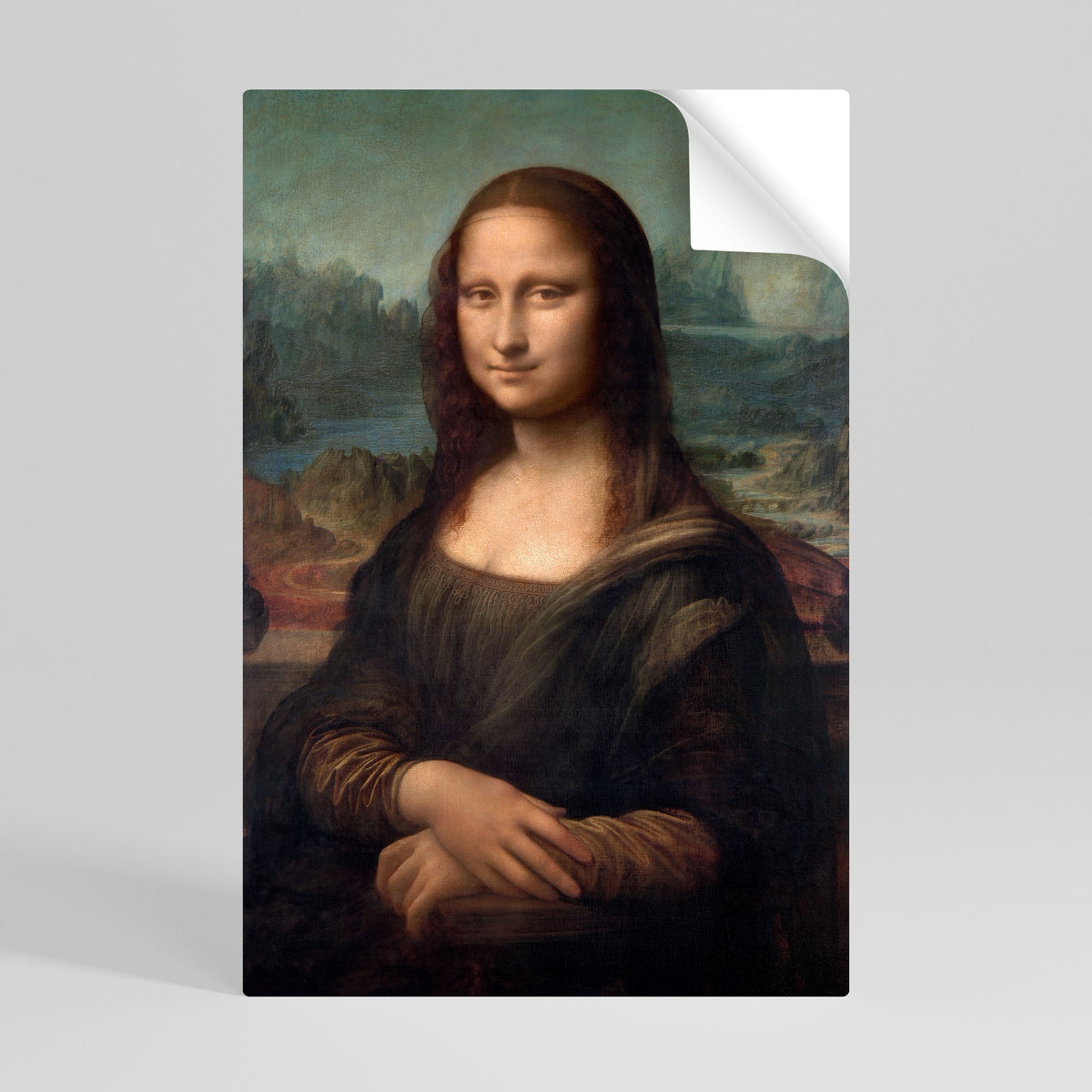 MONA LISA Selbstklebendes Poster - Hochformat