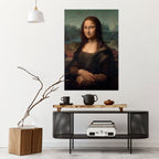 MONA LISA Selbstklebendes Poster - Hochformat