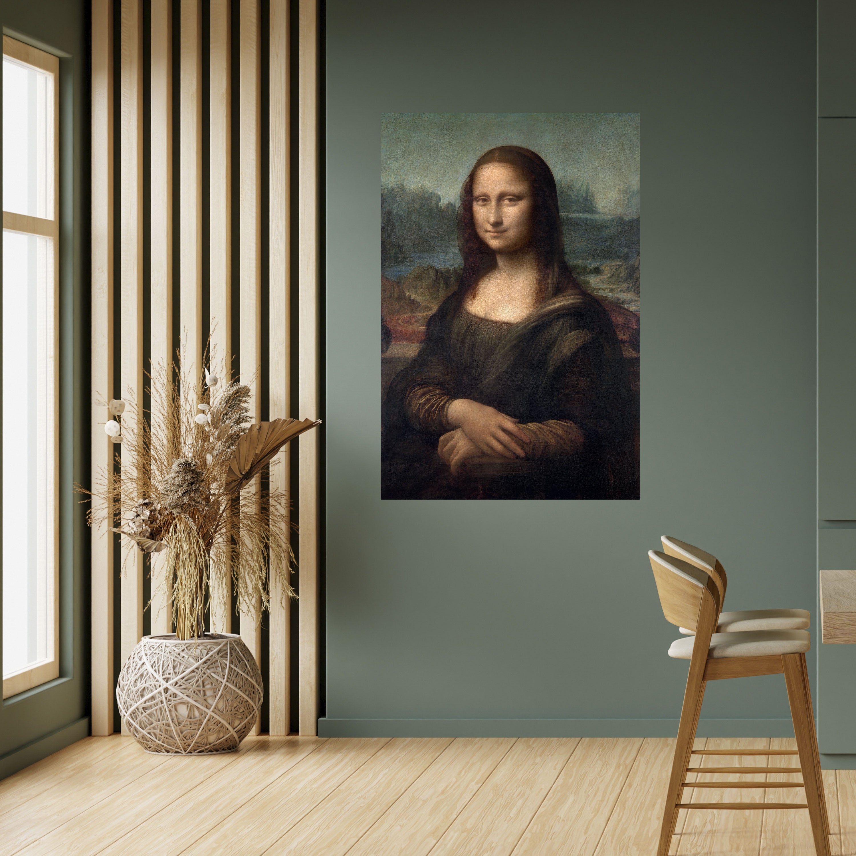MONA LISA Vertikales Poster zum Abziehen und Aufkleben