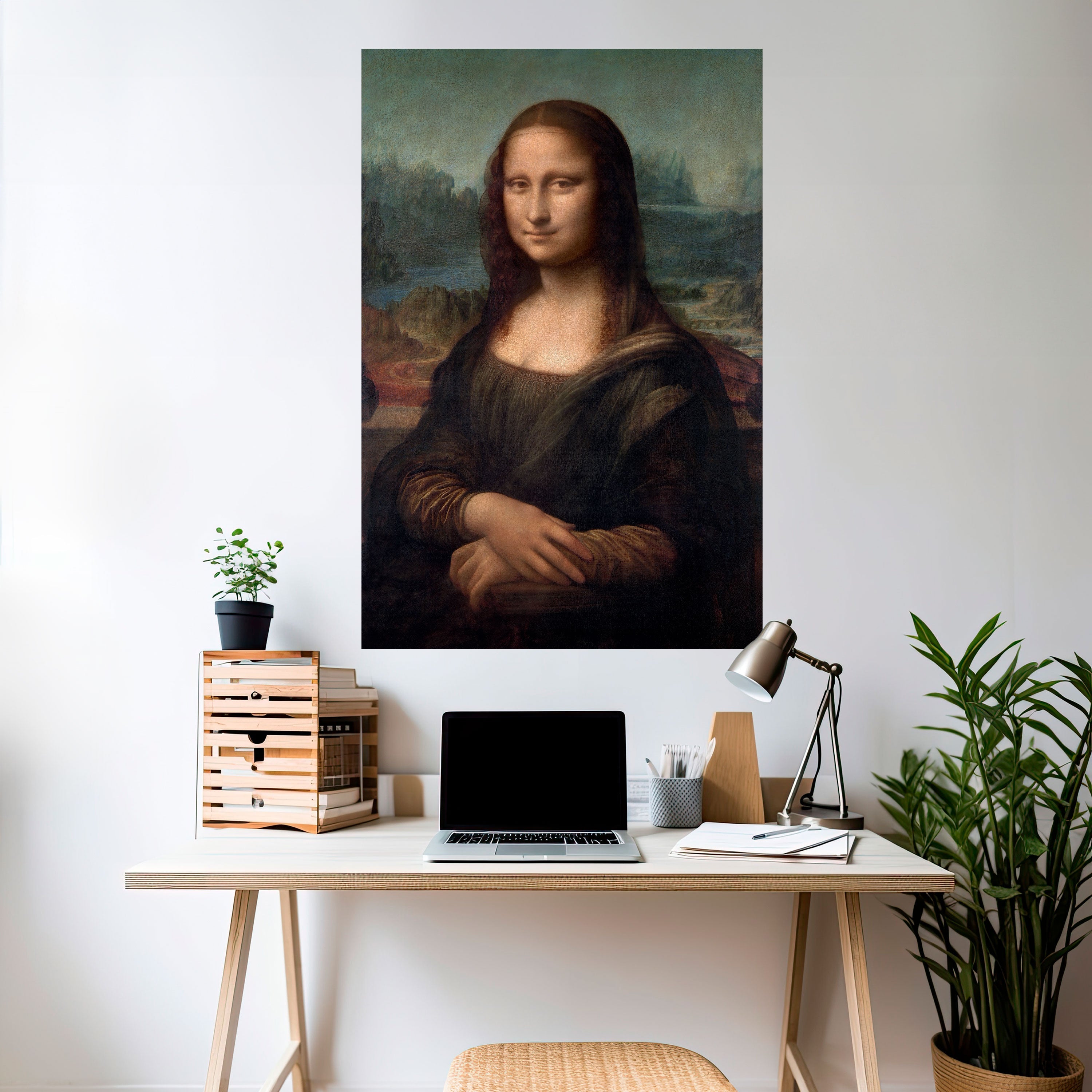 MONA LISA Vertikales Poster zum Abziehen und Aufkleben