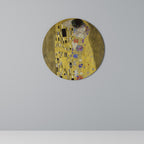 THE KISS Runde Wanddekoration Ø 69 cm