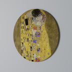 THE KISS Runde Wanddekoration Ø 69 cm