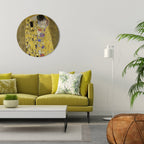 THE KISS Runde Wanddekoration Ø 69 cm