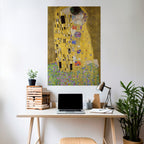 THE KISS Selbstklebendes Poster - Hochformat