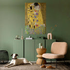 THE KISS Selbstklebendes Poster - Hochformat