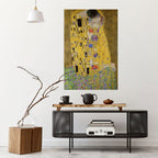 THE KISS Selbstklebendes Poster - Hochformat