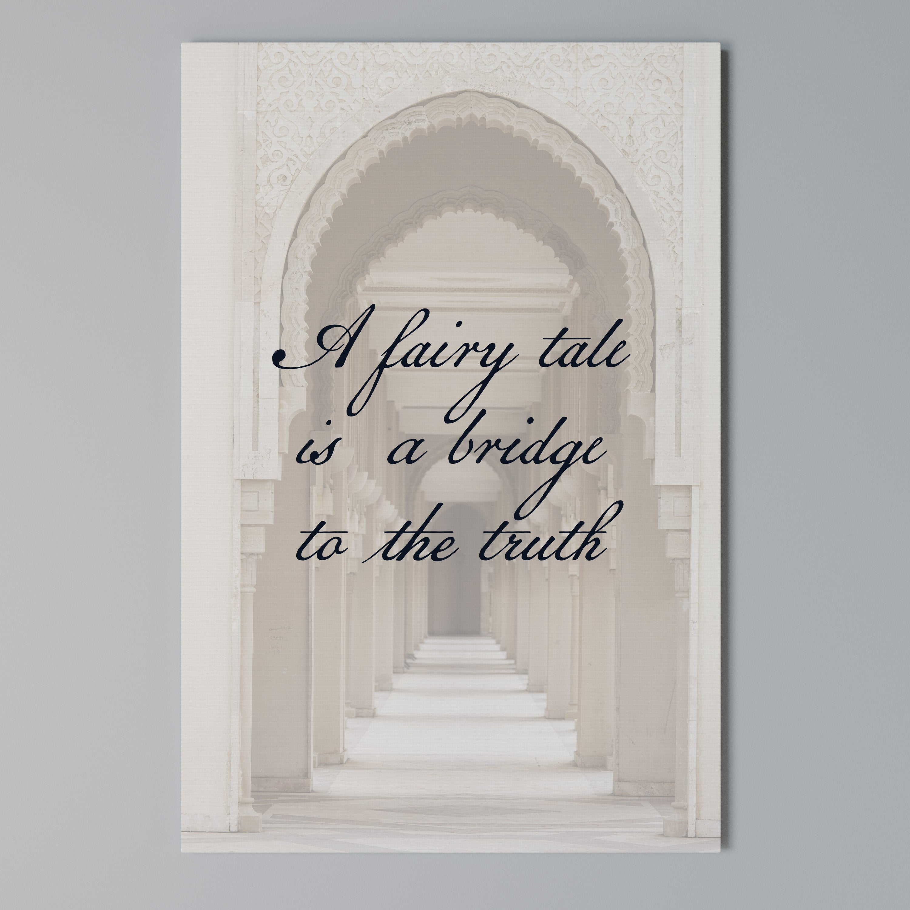DREAMLIKE PASSAGE Vertical Canvas Print