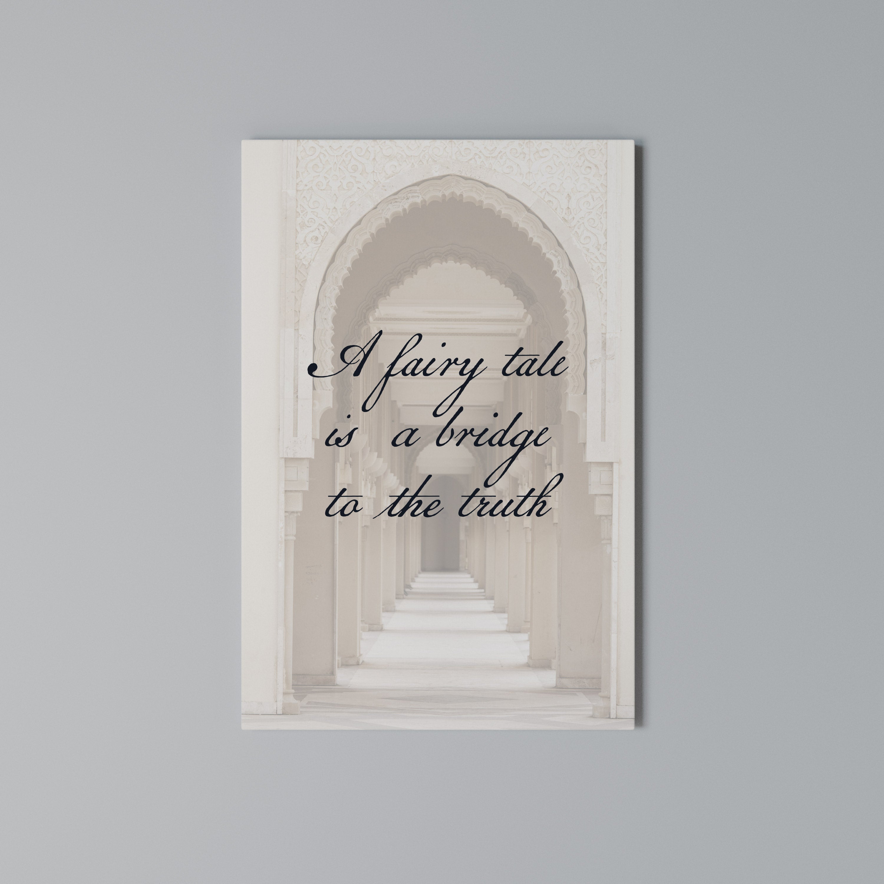 DREAMLIKE PASSAGE Vertical Canvas Print