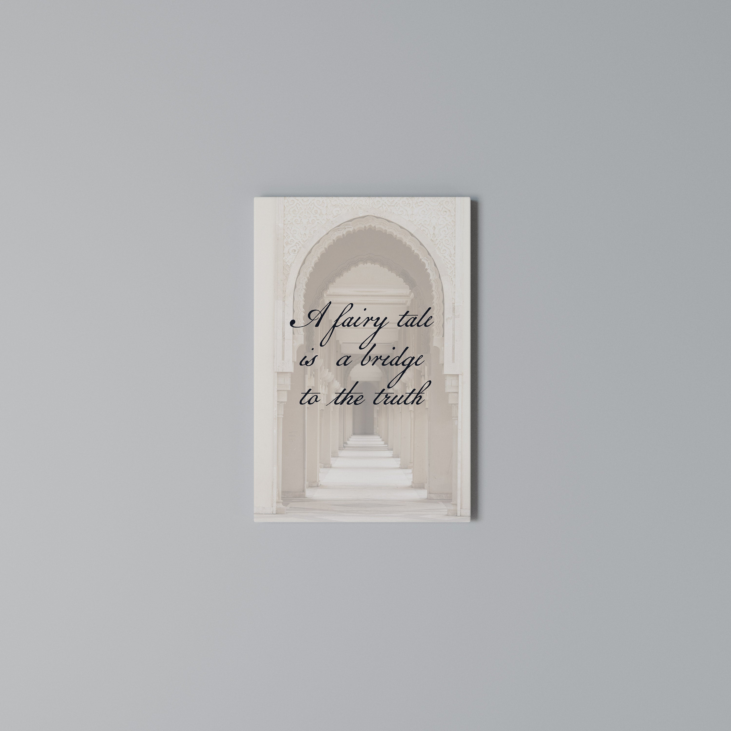 DREAMLIKE PASSAGE Vertical Canvas Print