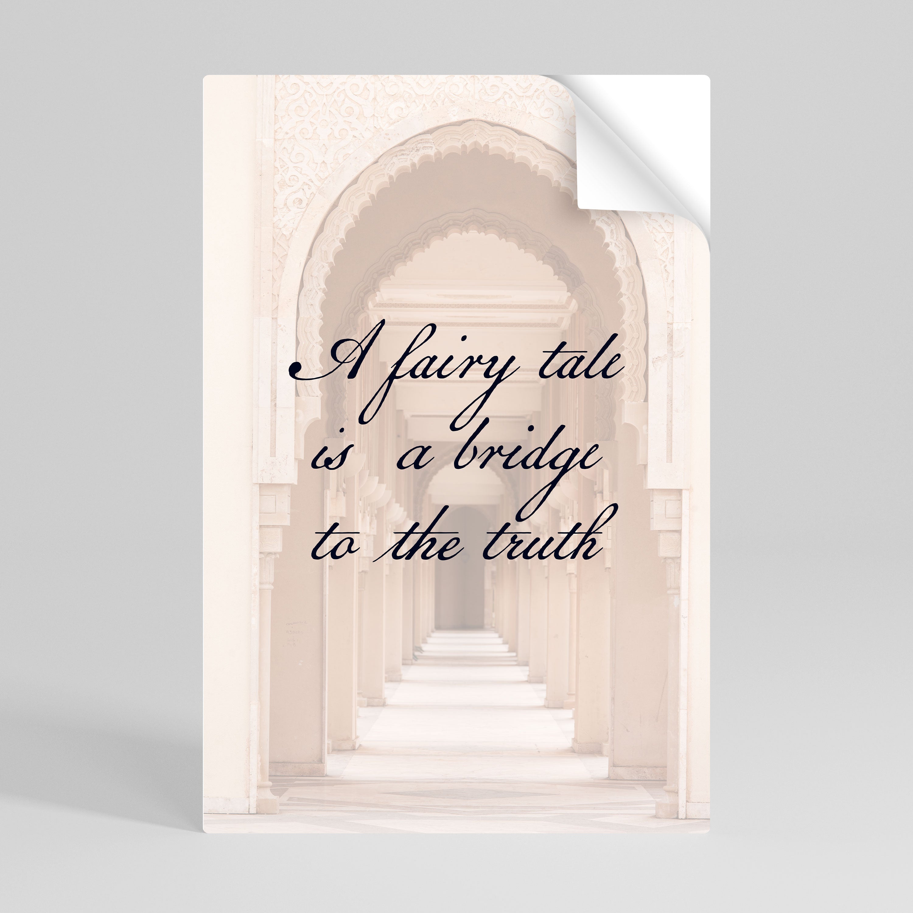 DREAMLIKE PASSAGE Peel and Stick Vertical Poster