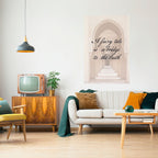 DREAMLIKE PASSAGE Selbstklebendes Poster - Hochformat