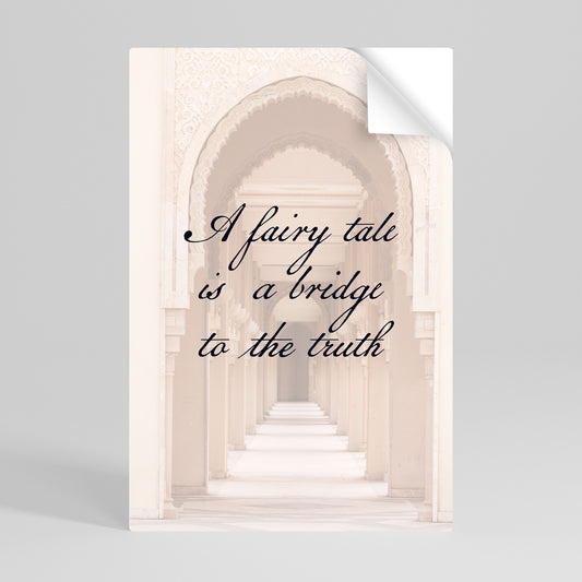 DREAMLIKE PASSAGE Selbstklebendes Poster - Hochformat