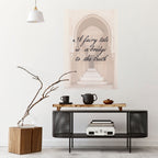 DREAMLIKE PASSAGE Selbstklebendes Poster - Hochformat