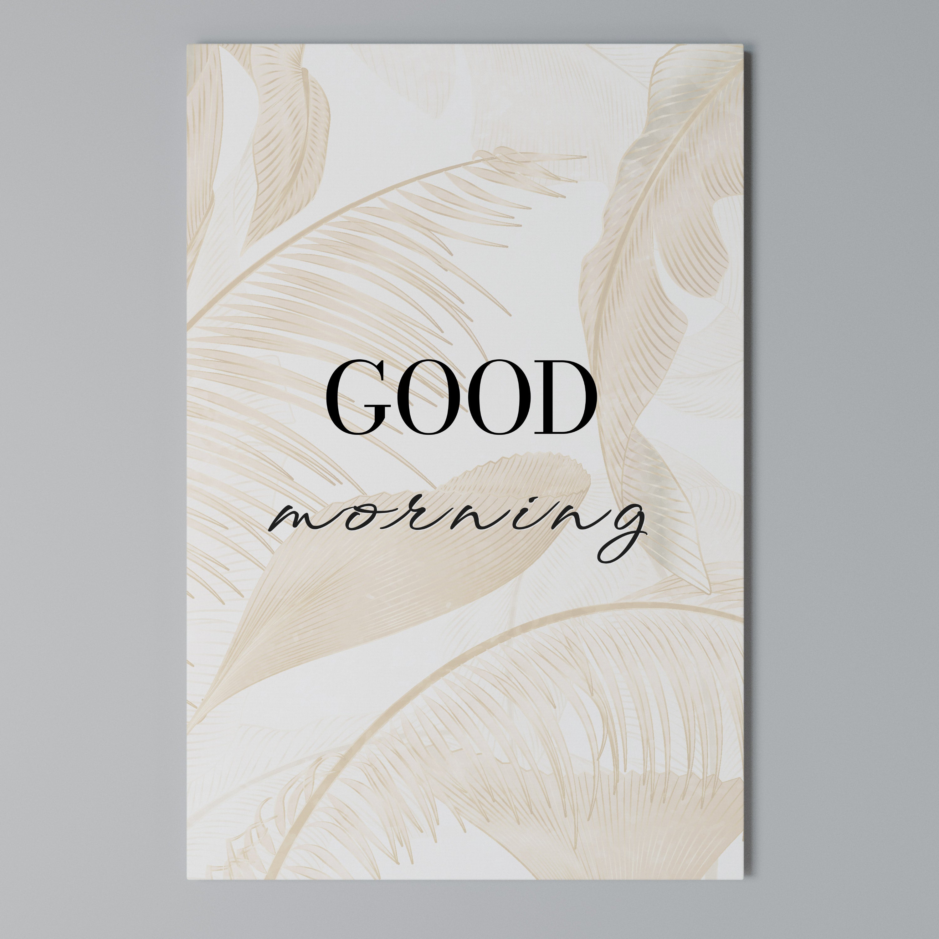 MORNING MIST MAGIC Vertical Canvas Print