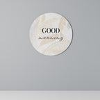 MORNING MIST MAGIC Runde Wanddekoration Ø 69 cm