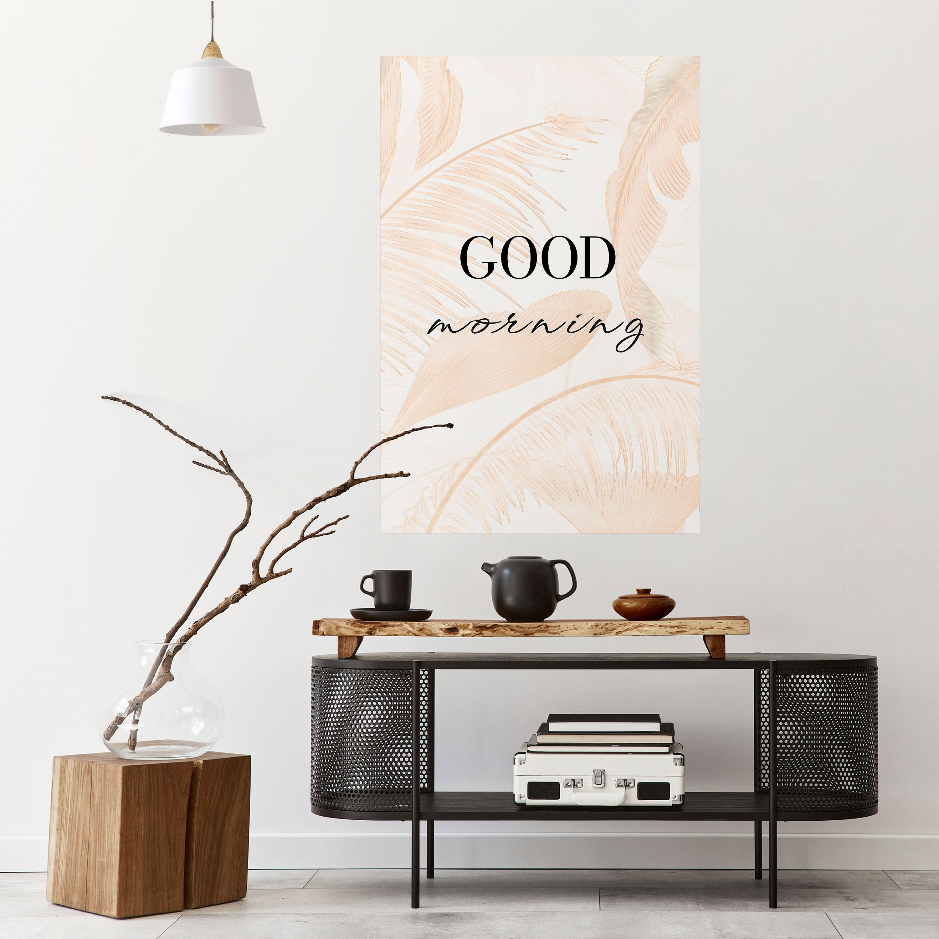 MORNING MIST MAGIC Vertikales Poster zum Abziehen und Aufkleben