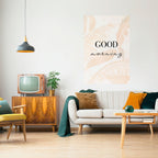 MORNING MIST MAGIC Selbstklebendes Poster - Hochformat