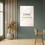 MORNING MIST MAGIC Selbstklebendes Poster - Hochformat