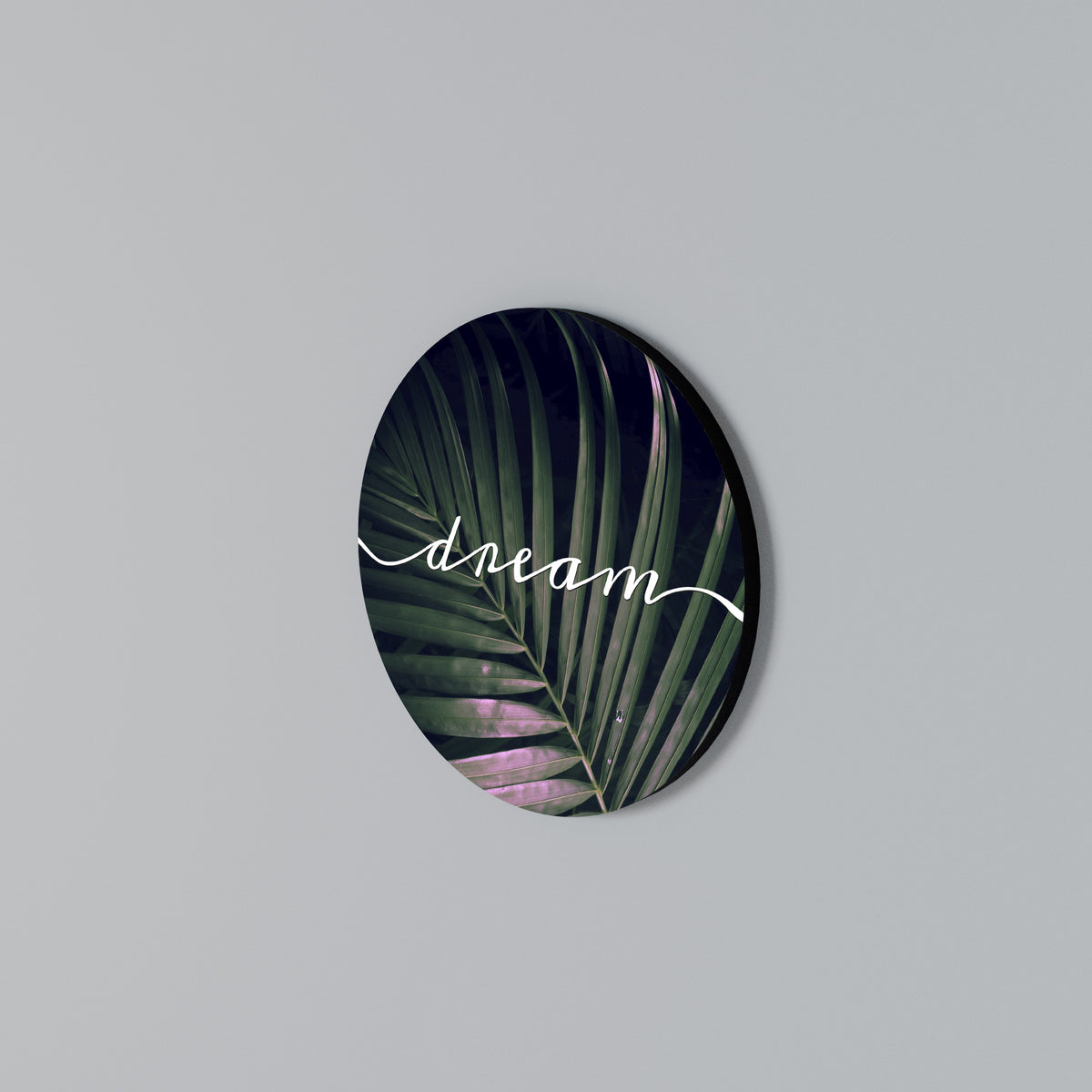 LUSH DREAMSCAPE Rundes Wandbild