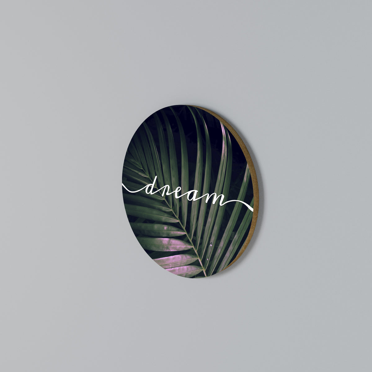 LUSH DREAMSCAPE Rundes Wandbild