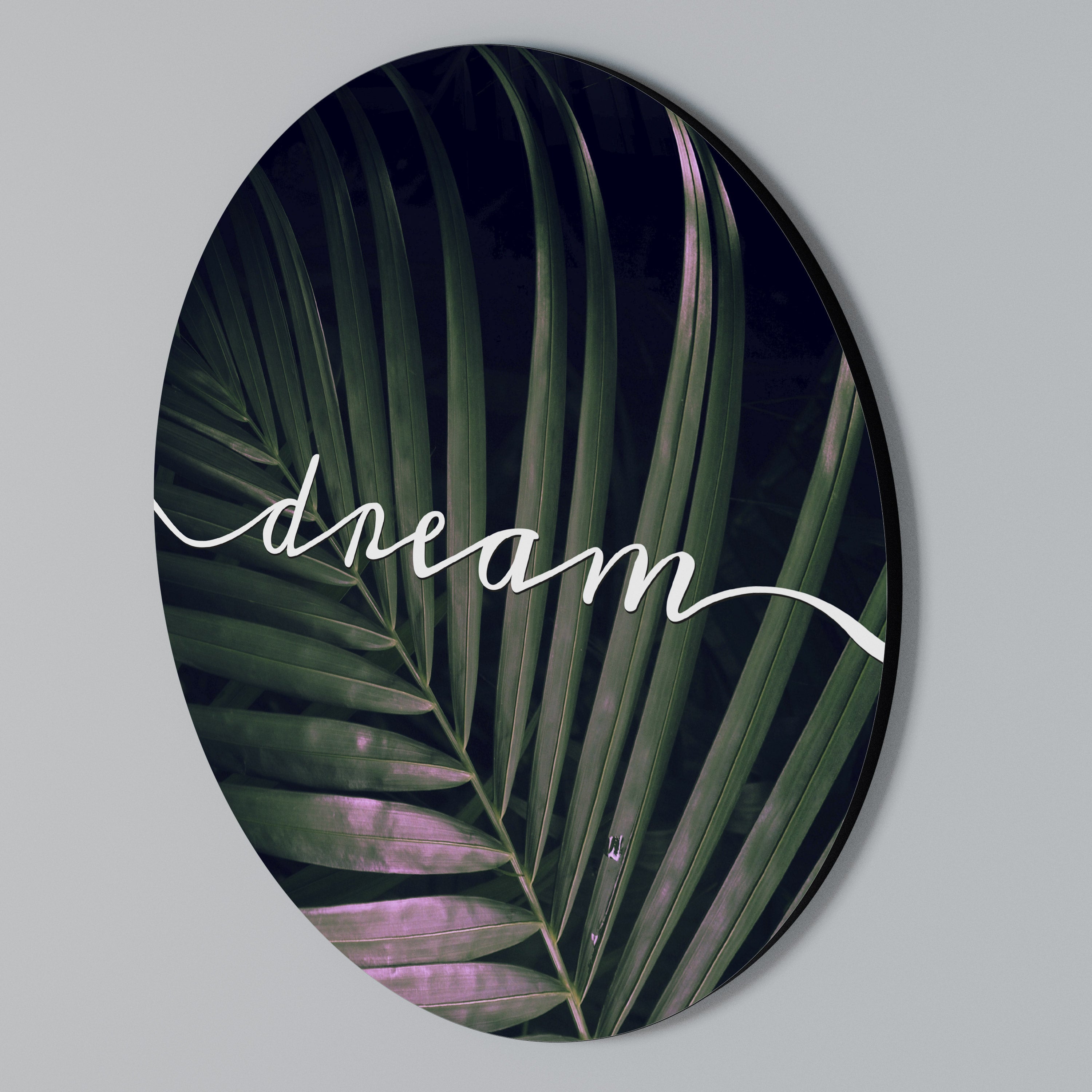 LUSH DREAMSCAPE Rundes Wandbild